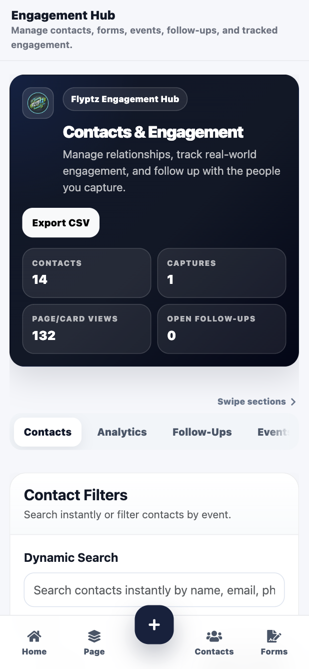 Flyptz Engagement Hub